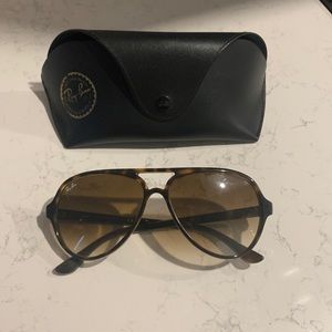 Tortoise shell Rayban aviator sunglasses